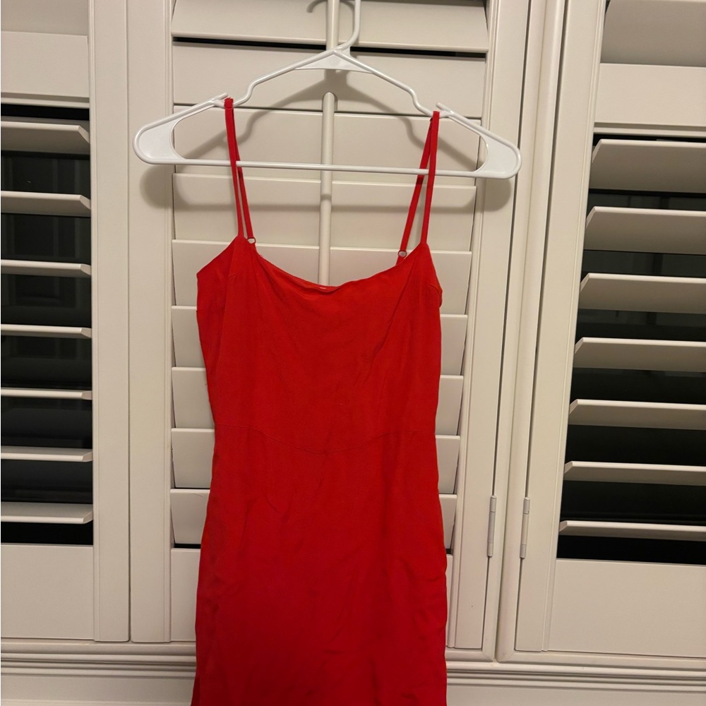 Privacy Please Vibrant Red Dress